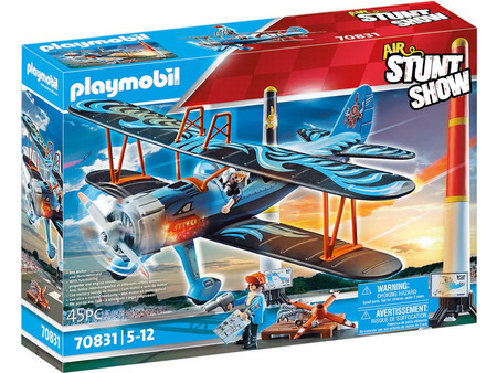 Playmobil Air Stunt Show Phoenix Biplane για 5-12 Ετών 70831