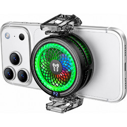 Cooler Κινητού Τηλεφώνου Hoco GA6 Glacier RGB με Μαγνητη και Κλίπ 3-επίπεδα Έντασης και AI Cooling