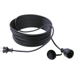 BACHMANN Προέκταση 3G1,5mm H07RR-F μαύρη 1m (Σούκο)