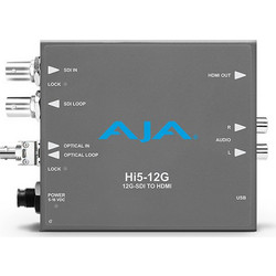 AJA HI5-12G Μετατροπέας 12G-SDI σε HDMI (Βίντεο & Ήχος)