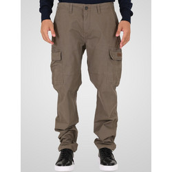Double Cargo Pant Plain Ανδρικό Παντελόνι Καφέ