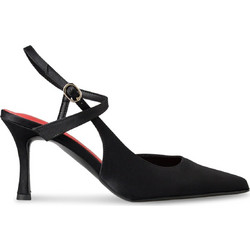 Envie Shoes Γόβες Slingback με Λεπτό Ψηλό Τακούνι Μαύρες E02-24716-34