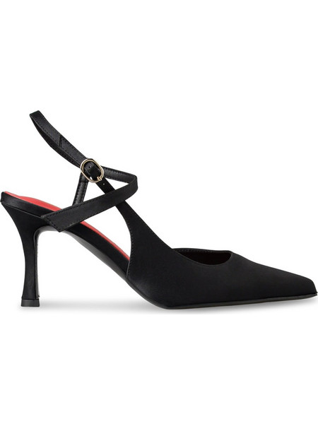 Envie Shoes Γόβες Slingback με Λεπτό Ψηλό Τακούνι Μαύρες E02-24716-34