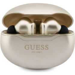 Guess Classic EST Logo Ακουστικά Bluetooth Earbud Gold