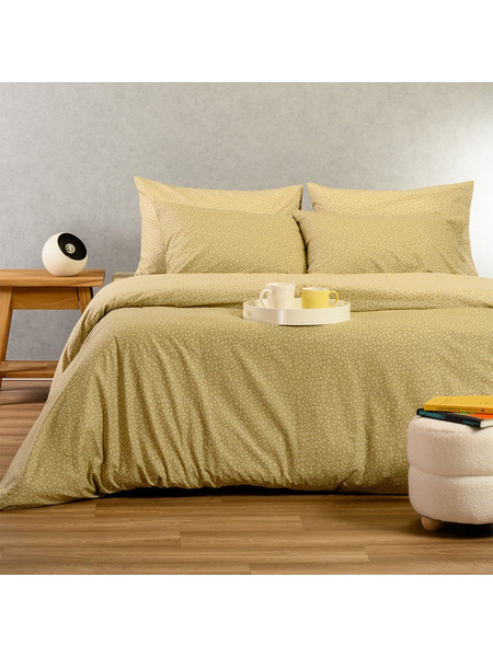 ΠΑΠΛΩΜΑΤΟΘΗΚΗ ΥΠΕΡΔΙΠΛΗ SAMUELE OLIVE/BEIGE ULTRA LINE (225X245) MELINEN 225Χ245