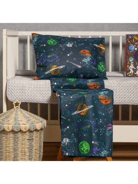 ΠΑΠΛΩΜΑΤΟΘΗΚΗ ΚΟΥΝΙΑΣ INTERSTELLAR BLUE BABY LINE (110X160) MELINEN 110Χ160