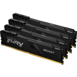 Kingston Fury Beast 64GB (4X16GB) DDR4 RAM 3600MHz C18 KF436C18BBK4/64