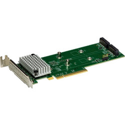 Κάρτα PCIe Supermicro LP 2x PCIe Gen4 Hyb NVMe/SATA M.2 Storage Adapter