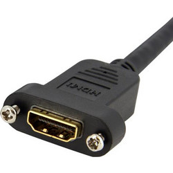 Καλώδιο HDMI Startech HDMIPNLFM3 Μαύρο