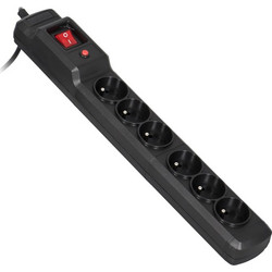 Πολύπριζο Με Διακόπτη Activejet COMBO 6GN 3M black