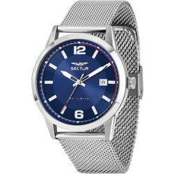 Sector 660 Ανδρικό Ρολόι με Μπλε Μπρασελέ R3253517035