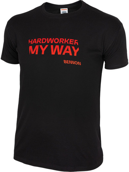 Μπλουζάκι T-shirt Bennon Hardworker black/red