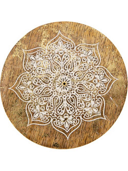 Βάση για Στικ από ξύλο μάνγκο - Mandala Διαστάσεις: 10 εκ
