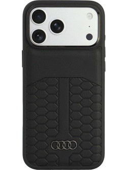 Audi Leather Case MagSafe Θήκη iPhone 18 Pro Max / 17 Pro Max Black (AU-TPUPCMIP18PM-A3/D2-BK)