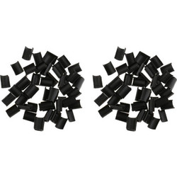 Στίκ Kερατίνης για Εxtensions Μαύρα Tip Keratin Bonding Rebond 50 Τεμάχια