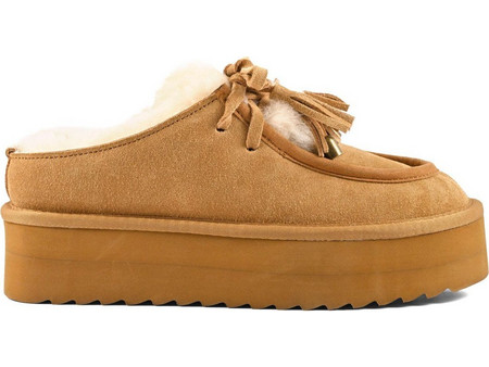 Colors of California CASUAL COC.HC.SHEARPLA05 326 PLATFORM SABOT TAUPE