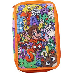 FirstGrade Pencilcase Lakserytteren Κασετίνα Orange LAKS-PENAL-ORANGE-23