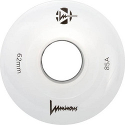 LUMINOUS Ροδάκια Led Quads White Slim Hub 62χιλ./85A - Λευκό