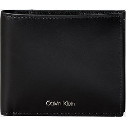 CALVIN KLEIN JEANS RAISED EW BILL FOLD w/ COIN LV04D1163G-UB1 Black