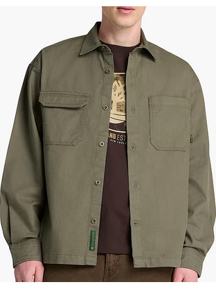 Timberland Ανδρικό Πουκάμισο Overshirt Λαδί TBC0YH7XAIE1