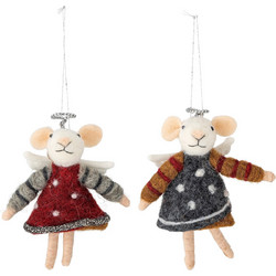 Bloomingville - Peo Ornament - Multi - Wool