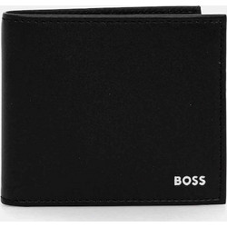 BOSS Ανδρικό Πορτοφόλι Δερμάτινο Μαύρο