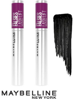 Maybelline The Falsies Lash Pack Lift 01 Black Mascara για Όγκο Μήκος & Καμπύλη 2x9.6ml