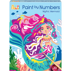 HappiHobbi Paint & Frame Paint by Numbers Mythical Mermaid