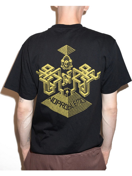 NO PROBLEMO Atomic Pyramid SS Tee - Black