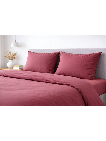 Μαξιλαροθήκες Σετ 2 τμχ LaMera 709 Peach Rose Vesta Home 53x73 cm