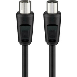 Goobay Καλώδιο Κεραίας Coax Male to Coax Female 7.5m Black 11563