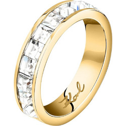 Γυναικείο Δαχτυλίδι Karl Lagerfeld Crystals KLAYC480 Χρυσό Με Πέτρες