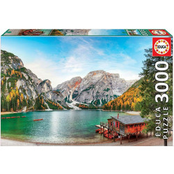 Puzzle Educa Braies Lake at Autumn 3000 Κομμάτια