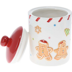 JK Home Decor - Μπισκοτιέρα Gingerbread από Δολομίτη 12x18cm
