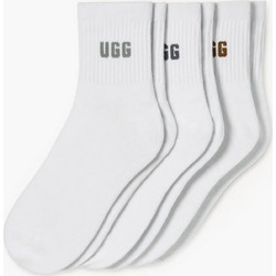 UGG Γυναικείες Κάλτσες Κοντές Λευκές με Σχέδια 3Pack 1181412-003M