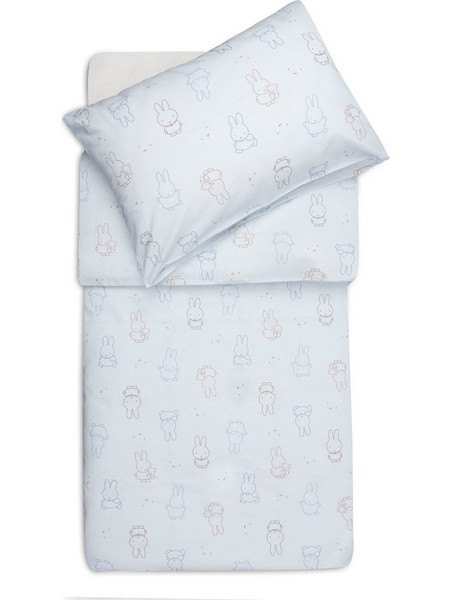 Jollein Duvet Cover Set - Miffy Moments - Cloudy Blue / 100x140cm 003-005-68205