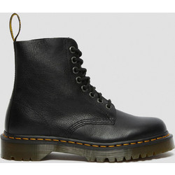 Dr. Martens 1460 Pascal Γυναικεία Αρβυλάκια Δερμάτινα Μαύρα με Χοντρό Χαμηλό Τακούνι 26206001