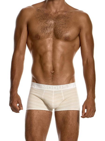 Modus Vivendi Knitted Stripes Ανδρικό Μποξεράκι Ecru