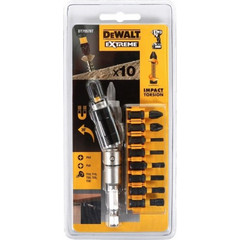 DEWALT Σετ Μύτες με Αντάπτορα Σπαστό Torsion 10ΤΜΧ (DT70578T)