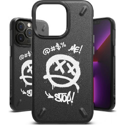Ringke Onyx Design Back Cover Graffiti Black (iPhone 13 Pro)