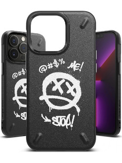 Ringke Onyx Design Back Cover Graffiti Black (iPhone 13 Pro)