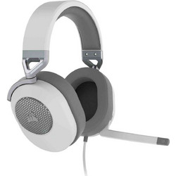Corsair HS65 Wired Gaming Headset Over Ear White