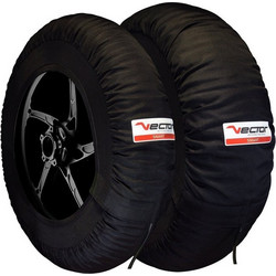 VECTOR Tire Warmers + Adapter France/Switzerland Self-regulating 80 oC - SMART - 120/190-17 - SSP