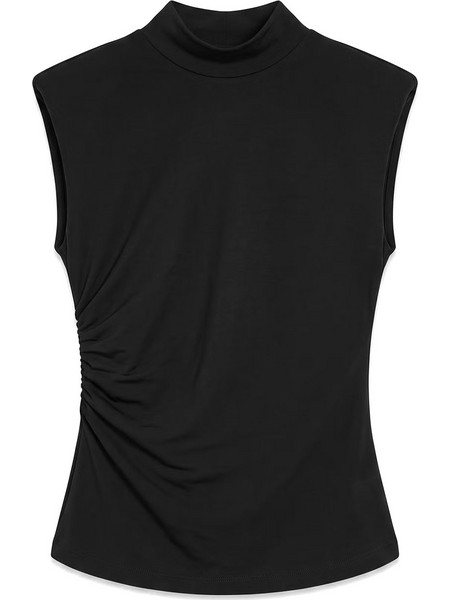 Top Tsbenda S/S Scarf Tank 31002217 19-0303 TCX jet black