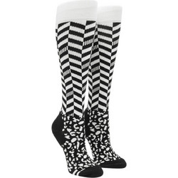 VOLCOM CHEETAH CHEV SNOW SOCKS BLACK