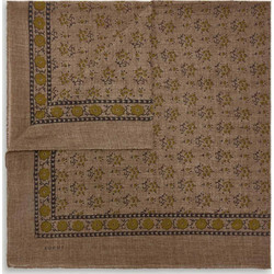 Soeur γυναικείο μάλλινο φουλάρι με all-over print Classique - ECH1304FOULARDT Taupe