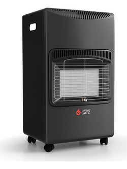 Thermogatz TG-4100 Black Κεραμική Σόμπα Υγραερίου 4100W