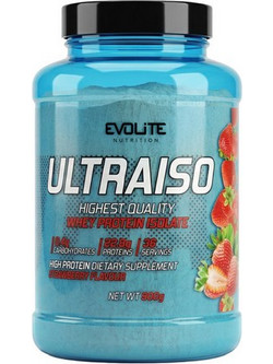 Evolite UltraISO Strawberry Πρωτεΐνη Ορού Γάλακτος Γράμμωσης 900gr