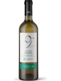 Κτήμα Μουσών 9 Κρασί Λευκό Ξηρό 750ml