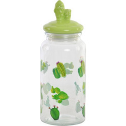 Σκάφος DKD Home Decor Κεραμικά Κρυστάλλινο Κάκτος PE Boho (1400 ml) (10,5 x 28 cm)